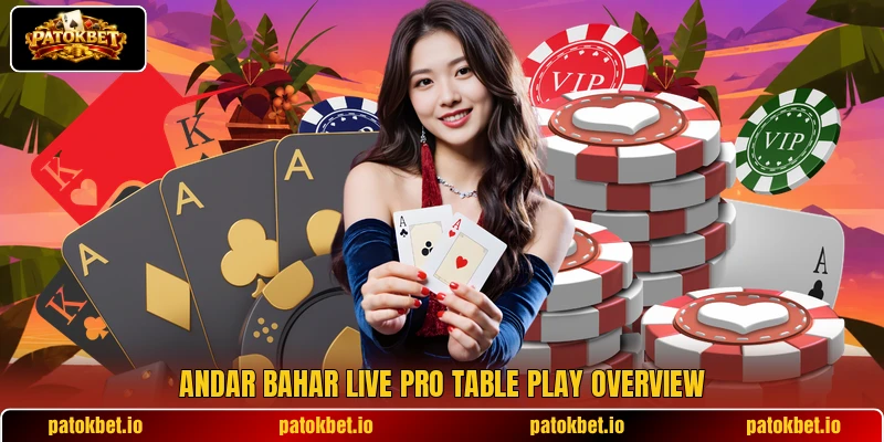 Andar Bahar Live Pro table play overview Andar Bahar Live Pro table play overview
