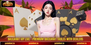 Baccarat VIP Live – Premium Baccarat Tables With Dealers