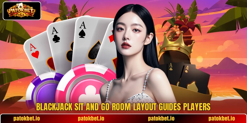 Blackjack Sit and Go room layout guides players Blackjack Sit and Go room layout guides players