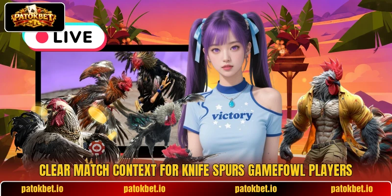 Clear match context for Knife spurs gamefowl players Clear match context for Knife spurs gamefowl players