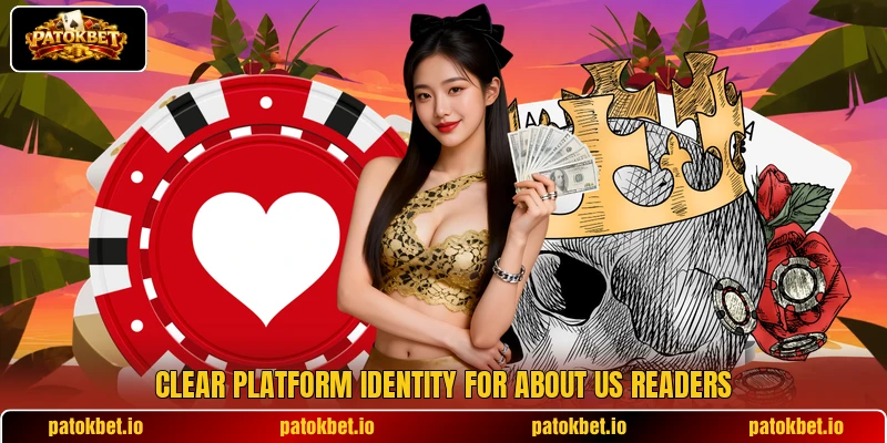 Clear platform identity for About us readers Clear platform identity for About us readers