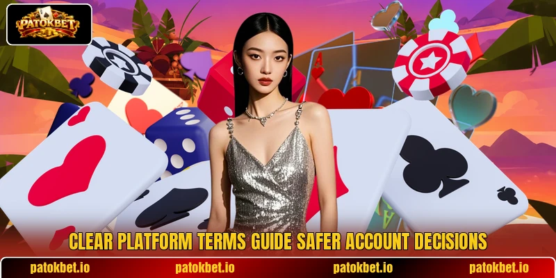 Clear platform terms guide safer account decisions Clear platform terms guide safer account decisions