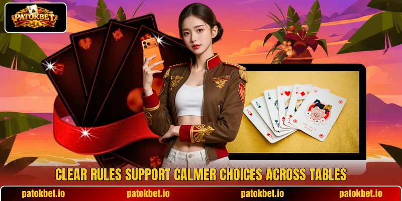 Clear rules support calmer choices across tables