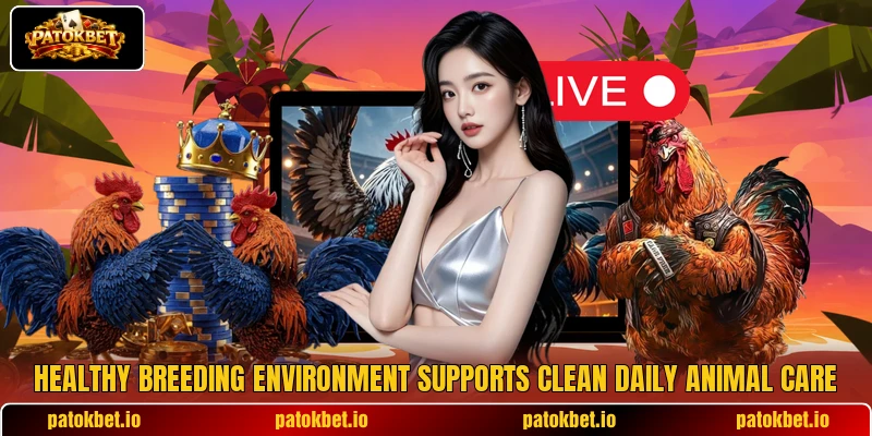 Healthy breeding environment supports clean daily animal care Healthy breeding environment supports clean daily animal care
