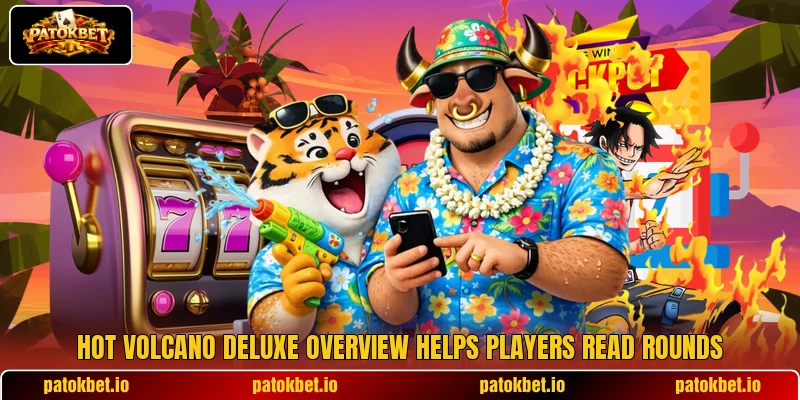 Hot Volcano Deluxe overview helps players read rounds Hot Volcano Deluxe overview helps players read rounds