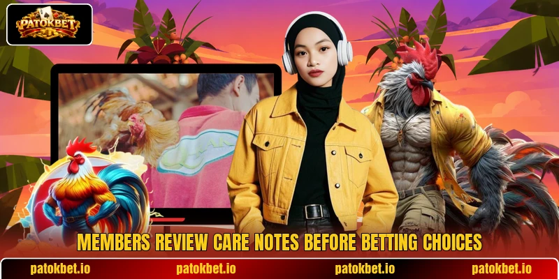 Members review care notes before betting choices Members review care notes before betting choices