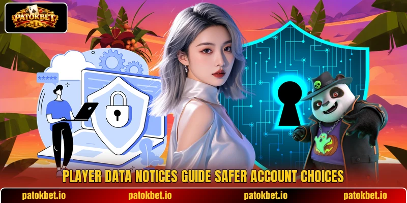 Player data notices guide safer account choices Player data notices guide safer account choices