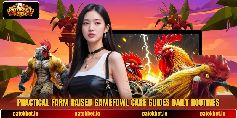 Practical farm raised gamefowl care guides daily routines Practical farm raised gamefowl care guides daily routines