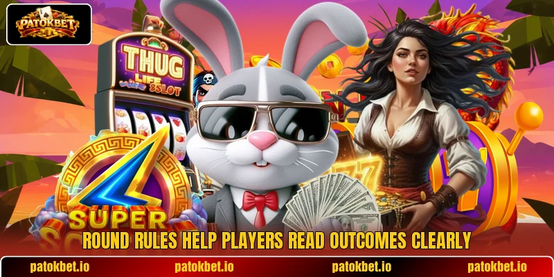 Round rules help players read outcomes clearly Round rules help players read outcomes clearly