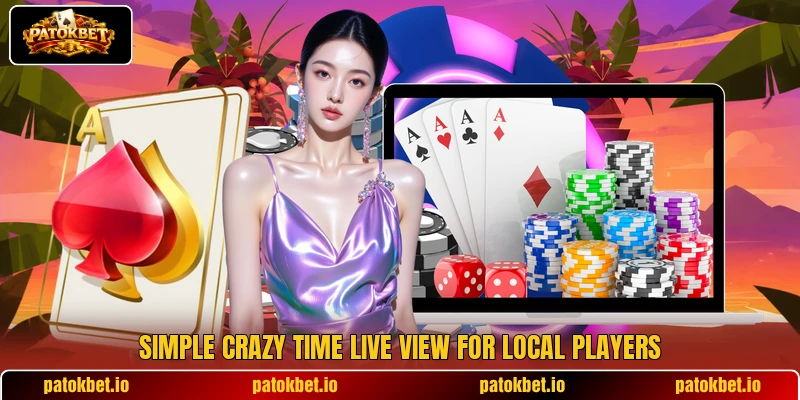 Simple Crazy Time Live view for local players Simple Crazy Time Live view for local players