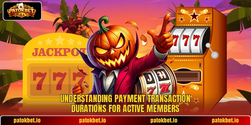 Understanding payment transaction durations for active members Understanding payment transaction durations for active members